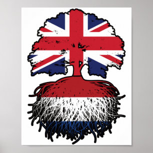 Poster Países Baixos Holandês Reino Unido