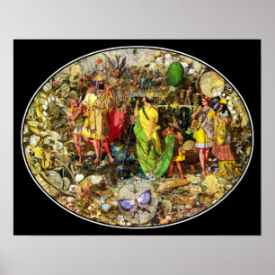 Pôster Países das fadas de Richard Dadd: Oberon & Titania