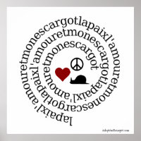 Paix, I'amour et mon escargot