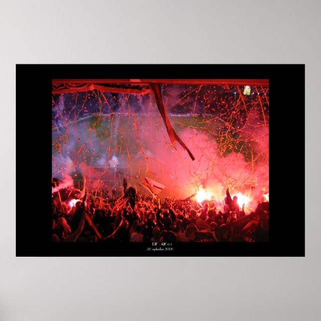 Pôster Paixão de futebol (Frente)