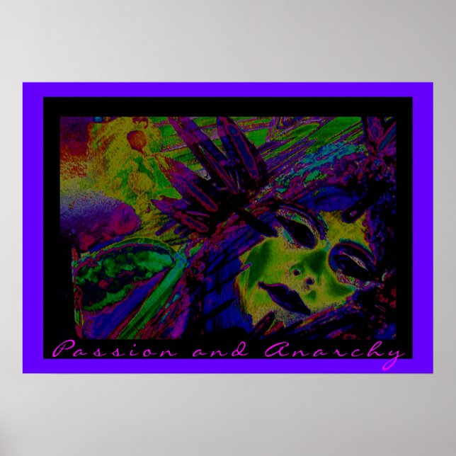 Pôster "Paixão e Anarquia" (Frente)