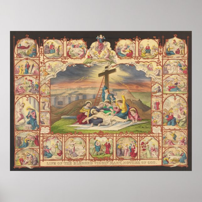 Pôster Paixão e vida do nosso Cristo Jesus (Frente)