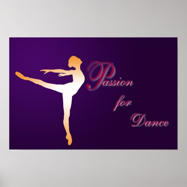 Poster Paixão para dança (Frente)