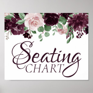 Poster Paixão Temperamental   Assentos Rosa Vinho Roxo Dr