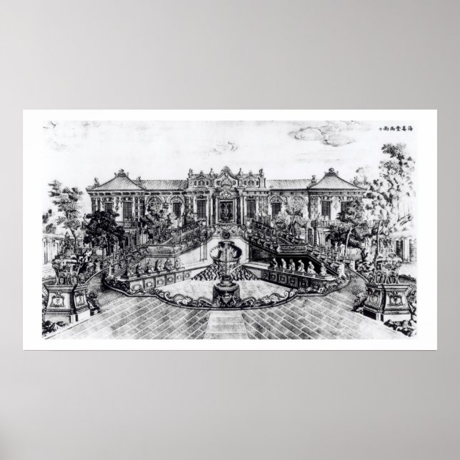 Pôster Palácio da Calma do Mar e do Relógio de Água, (Frente)