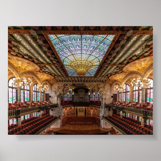 Poster Palácio da Música Catalã (Frente)