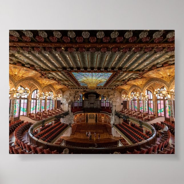 Poster Palácio da Música Catalã (Frente)