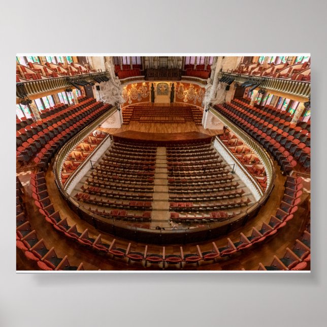 Poster Palácio da Música Catalã (Frente)