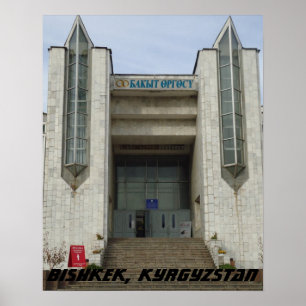 Poster Palácio de Casamentos Soviético, Bishkek Frunze, Q