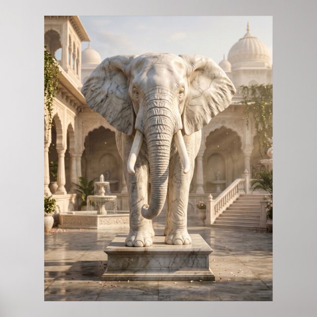 Poster Palácio de Elefante de Mármore Sol (Frente)