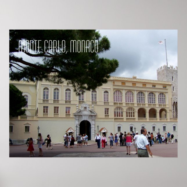 Poster Palácio de Mônaco em Viagem de Monte Carlo (Frente)