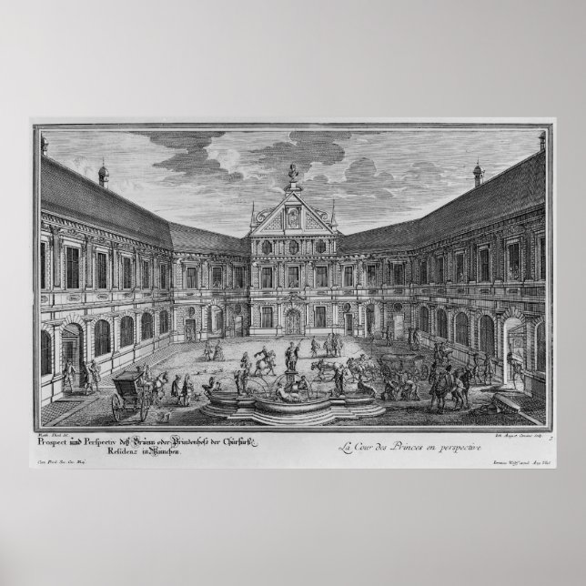 Pôster Palácio de Munique, Alemanha (Frente)