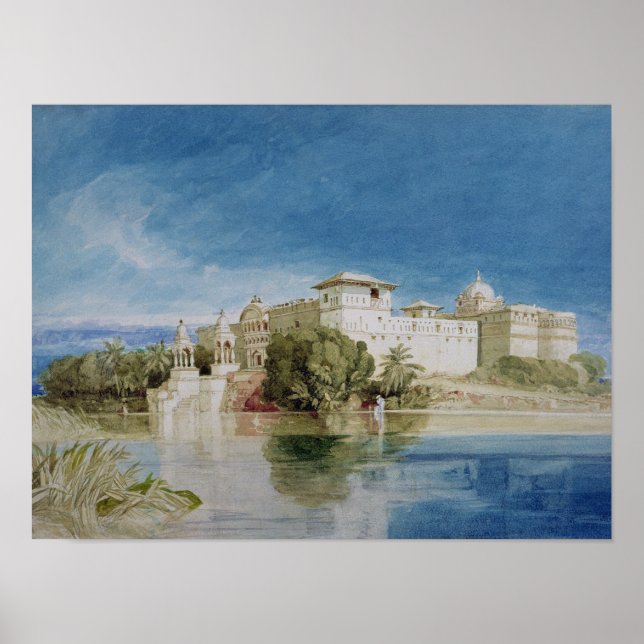 Pôster Palácio de Perawa, Malwa, Índia Central (Frente)