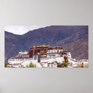 Poster Palácio de Potala em Lhasa - Tibete