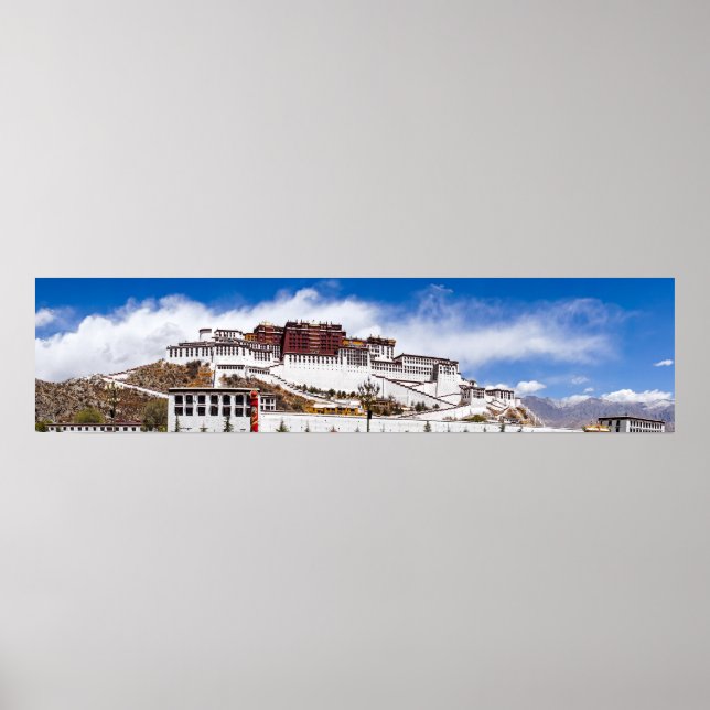 Poster Palácio de Potala em Lhasa - Tibete (Frente)