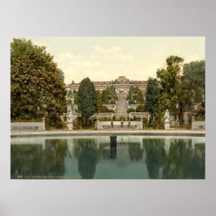 Pôster Palácio de Sanssouci, Potsdam, Berlim, Alemanha