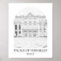 Palácio de Versalhes France Arch Photo Print