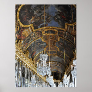Pôster Palácio do espelho Salão France de Versaille