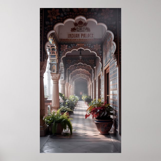 Poster Palácio Indiano (Frente)