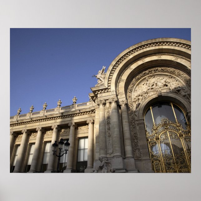 Pôster Palácio Pequeno. Paris. França (Frente)