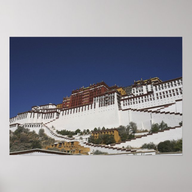 Pôster Palácio Potala em Lhasa, Tibete. (Frente)