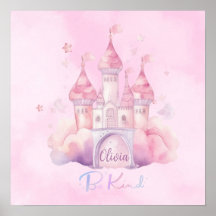 Palácio Seja Gentil na Nuvem Rosa Personalizado