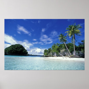Pôster Palau, Ilhas da Rocha, Ilha da Lua de Mel, Mundo