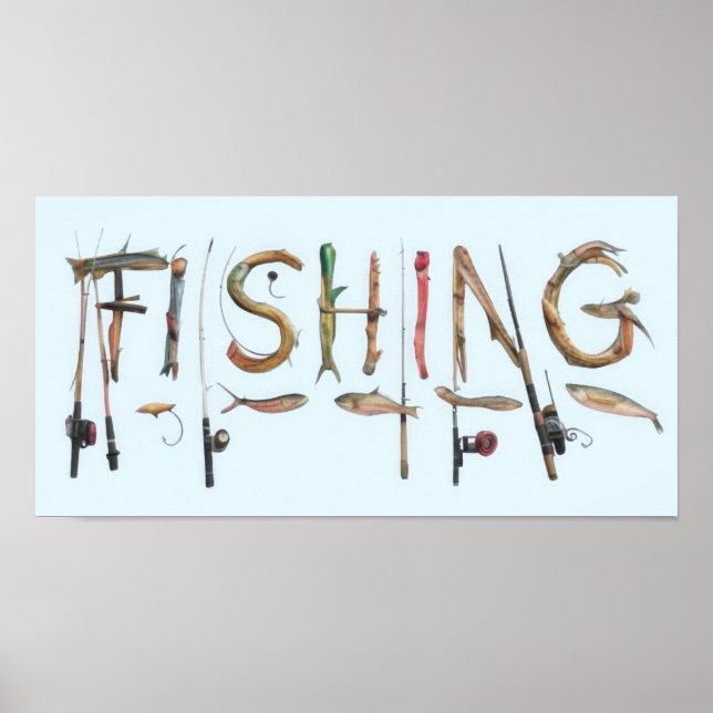Poster Palavra de pesca (Frente)