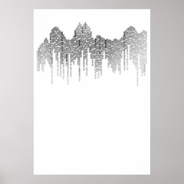 Poster Palavra de Pontas das Tubagens (Frente)