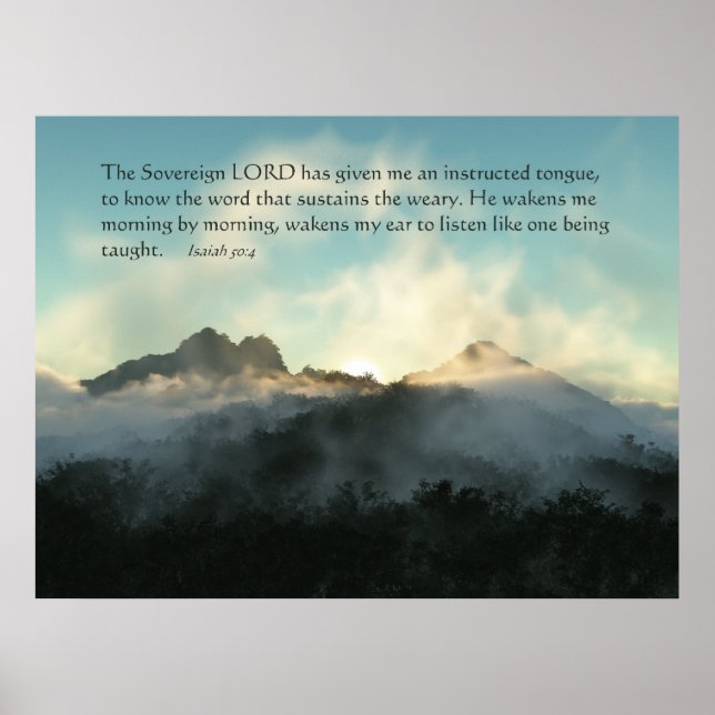 Poster Palavra de sustentação (Frente)