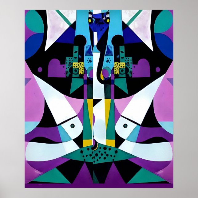 Poster Palavras Altas Atuando - Ken Gage Art (Frente)