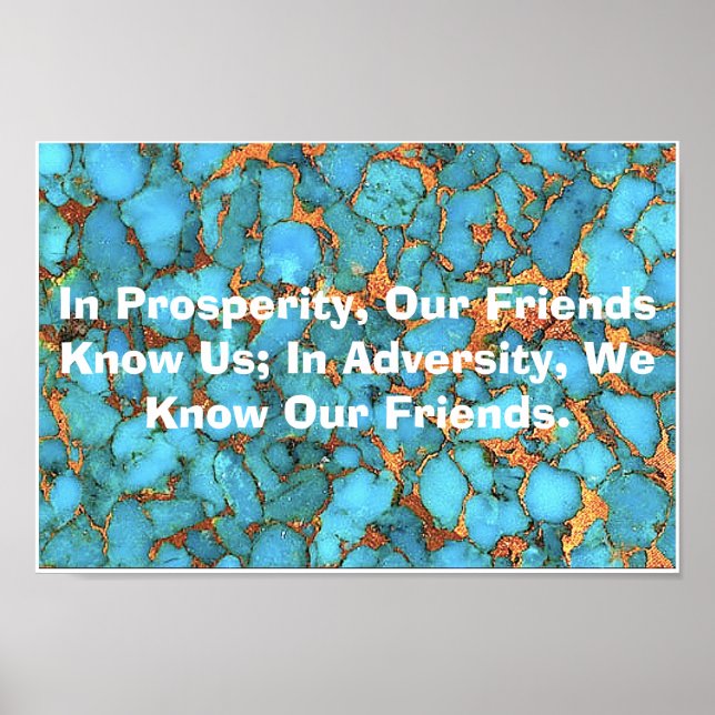 Pôster "Palavras Chinesas de Sabedoria Poster" (Frente)