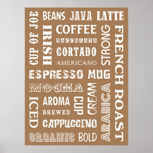 POSTER PALAVRAS DE CAFÉ (Frente)