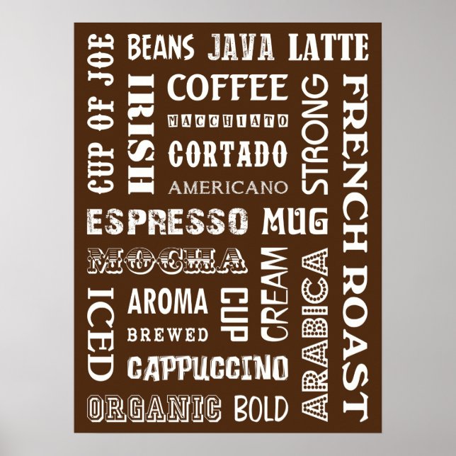 POSTER PALAVRAS DE CAFÉ (Frente)