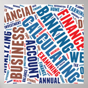 Pôster Palavras de negócios