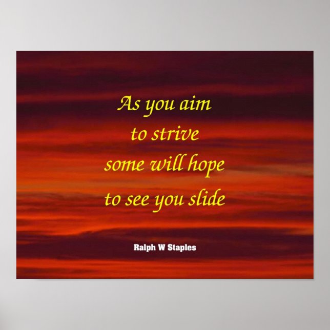 Pôster Palavras de sabedoria (Frente)