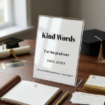 Poster Palavras de sinal de festa de formatura para o for<br><div class="desc">Sinal de festa de formatura, placa de aviso de festa de formatura</div>