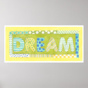 Pôster Palavras Inspiradoras por Megan Meagher   Sonho