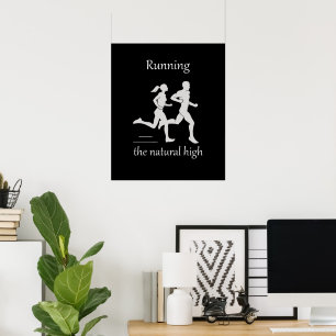 Poster Palavras Motivacionais Citação Correndo o Alto Nat