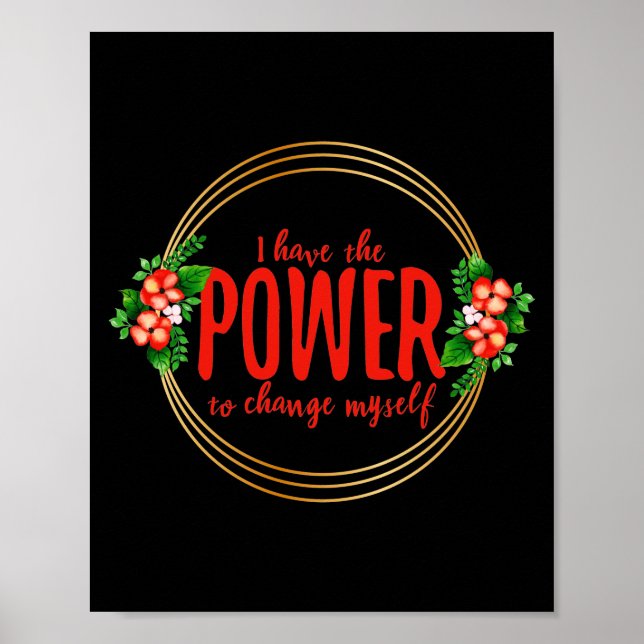 Poster Palavras motivacionais para a luta da vida (Frente)