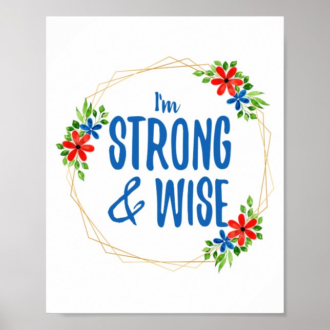 Poster palavras motivacionais para o sucesso e a luta de  (Frente)