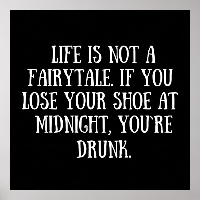 Poster palavras sarcásticas engraçadas (Frente)