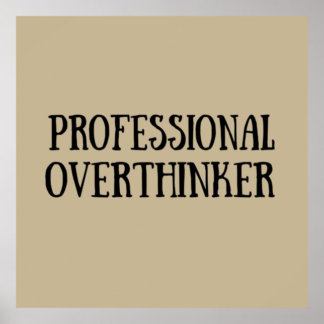 Poster palavras sarcásticas engraçadas (Frente)