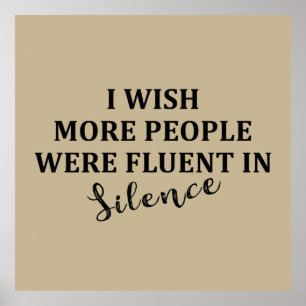 Poster palavras sarcásticas engraçadas