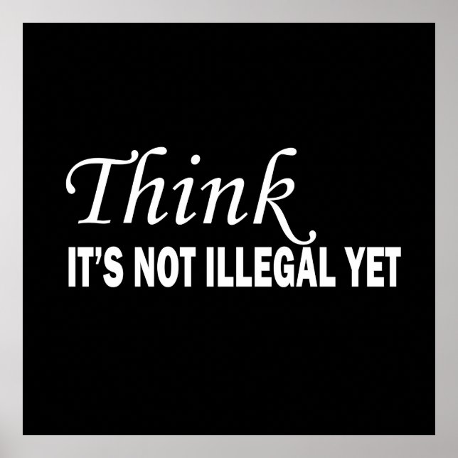 Poster palavras sarcásticas engraçadas (Frente)