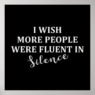 Poster palavras sarcásticas engraçadas