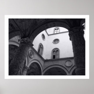 Pôster Palazzo Vecchio Courtyard