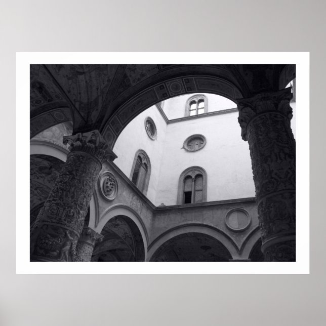 Pôster Palazzo Vecchio Courtyard (Frente)