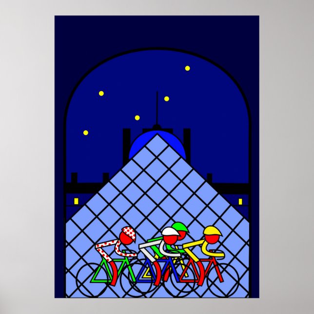 Pôster Palco 21 - A Pirâmide do Louvre (Frente)