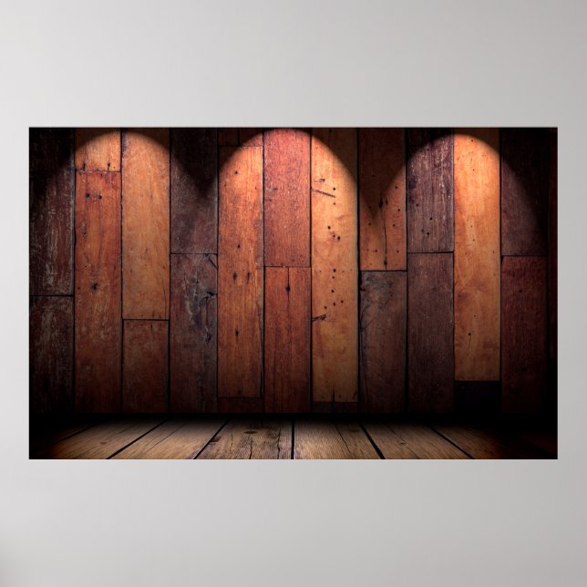 Poster Palco de layout gráfico em segundo plano (Frente)